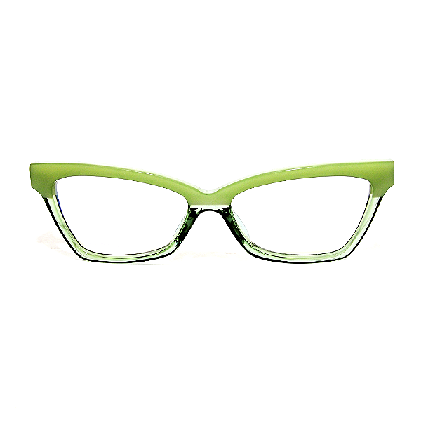 Óculos de Grau Gustavo Eyewear G09 1 Jade e verde. Novidades