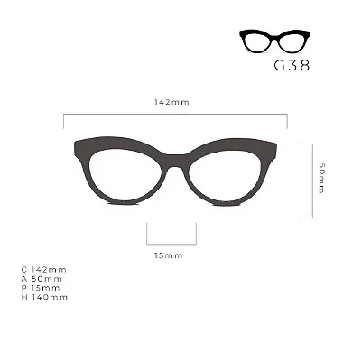 Óculos de Grau Gustavo Eyewear G38 7 Doce de Leite e azul. Novidades