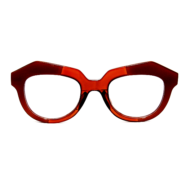 Óculos de Grau Gustavo Eyewear G37 6 Marrom. Novidades