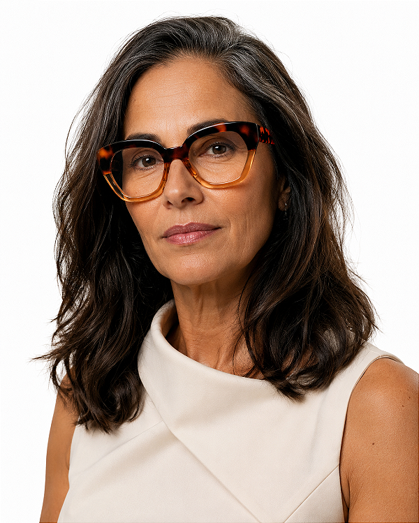 G70 — Animal Print e âmbar | Acetato italiano Mazzucchelli, Cat-eye geométrico, fabricado à mão no Brasil. Novidades