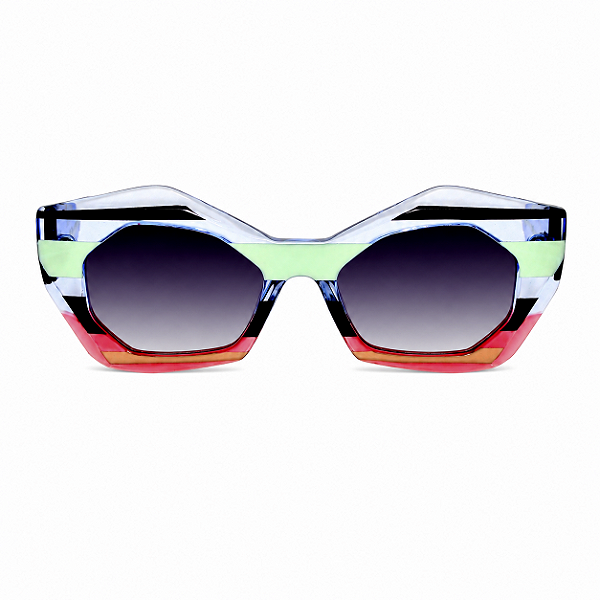 G92 — Murano | Acetato italiano Mazzucchelli, cat-eye geométrico, fabricado à mão no Brasil. Novidades