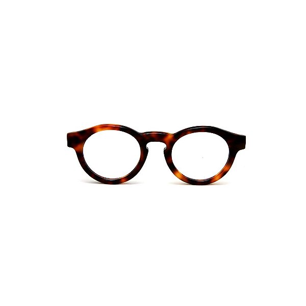 Óculos de Grau Gustavo Eyewear G29 1 em Animal Print. Clássico