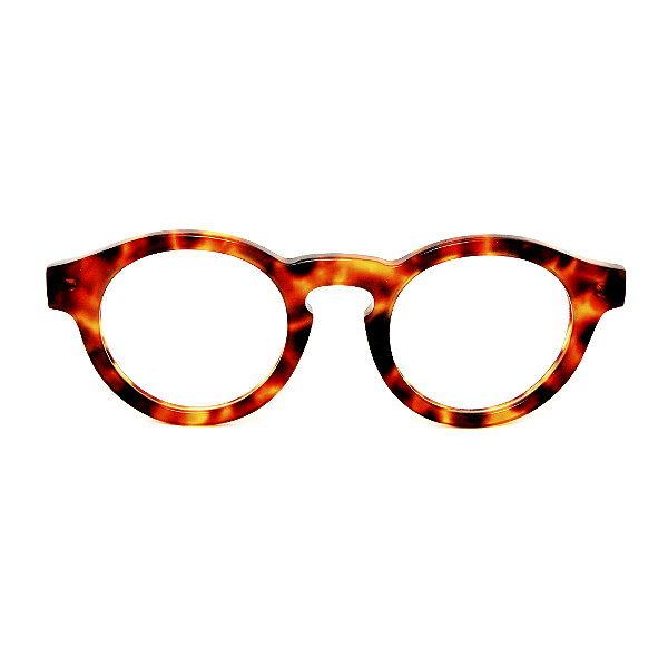 Óculos de Grau Gustavo Eyewear G29 6 em Animal Print. Clássico