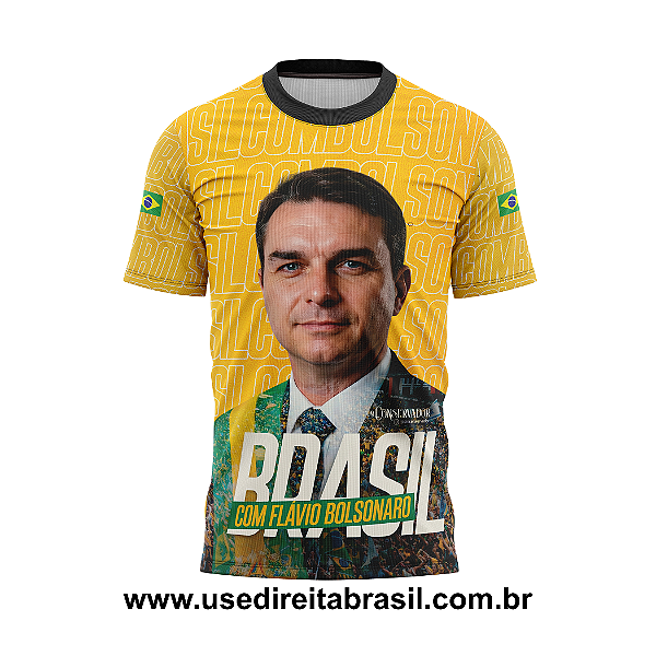 CAMISA FLÁVIO BOLSONARO PRESIDENTE 01