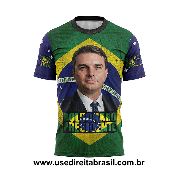 CAMISA FLÁVIO BOLSONARO PRESIDENTE 04