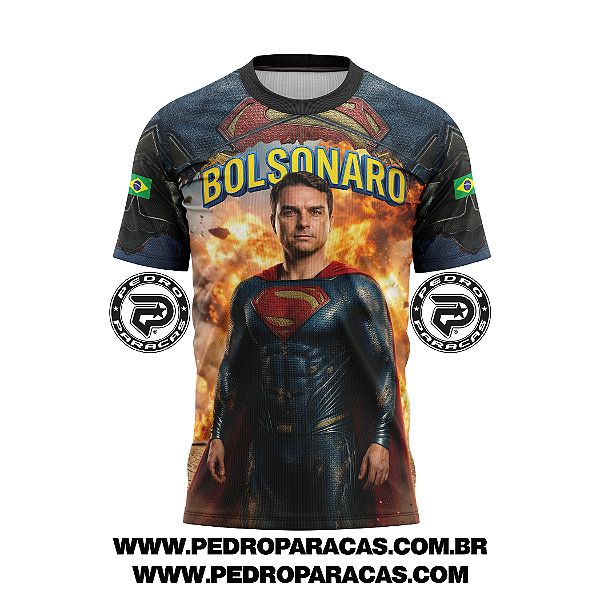 CAMISA FLÁVIO BOLSONARO PRESIDENTE 12