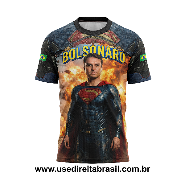 CAMISA FLÁVIO BOLSONARO PRESIDENTE 12