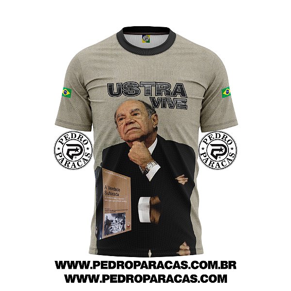 Camisa Bolsonaro - Pedro Paracas - Ustra Livro - PEDRO PARACAS