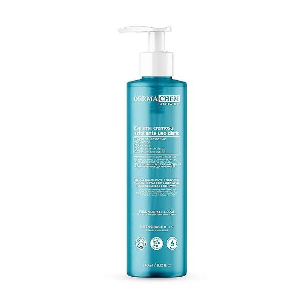 Dermachem Espuma Cremosa de Limpeza Uso Diário 240 ml