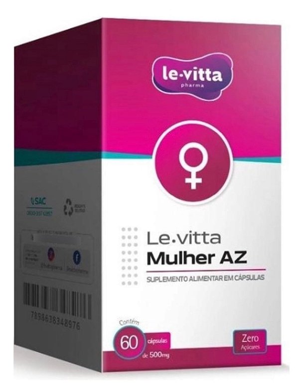 Le Vitta A-Z Mulher 60 Cápsulas
