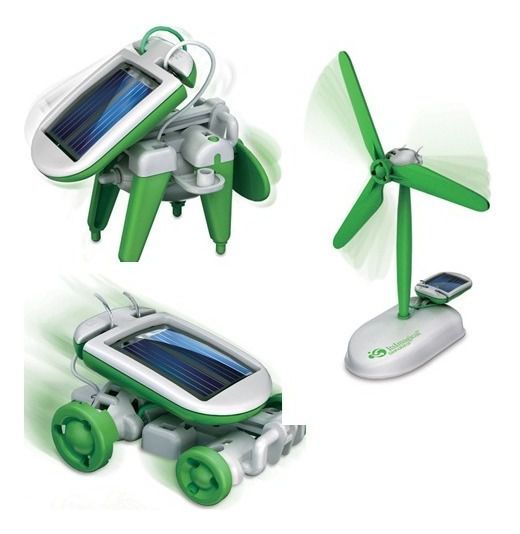 Brinquedo Educativo Robótica Energia Solar - 6 Em 1