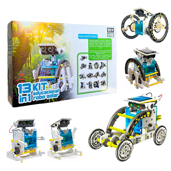 Robô 13 Em 1 Energia Solar