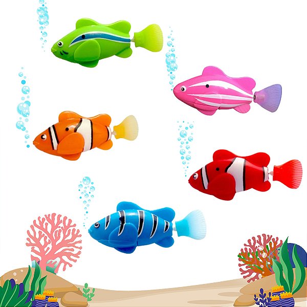 Peixe Robô Autônomo Brinquedo Educacional