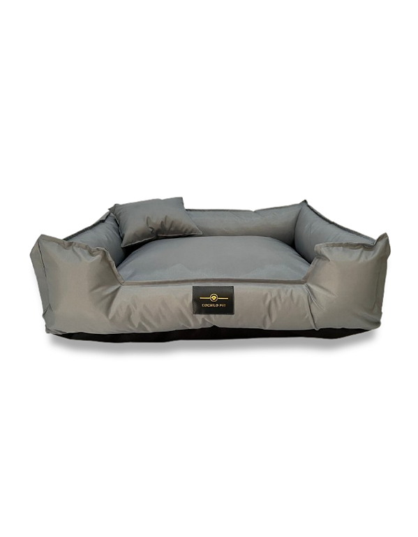 Cama Pet- GG- Impermeável- Nylon- Cinza- Tradicional