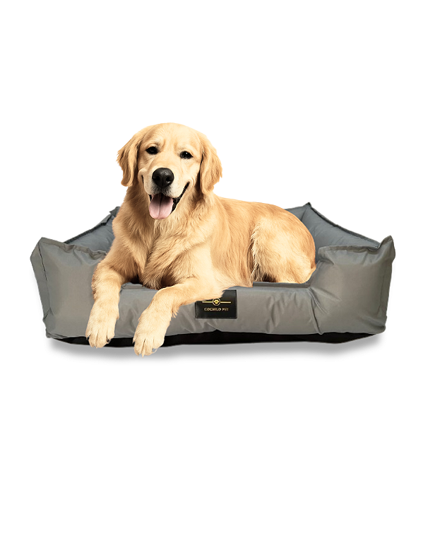 Cama Pet- XG- Impermeável- Nylon- Cinza- Tradicional