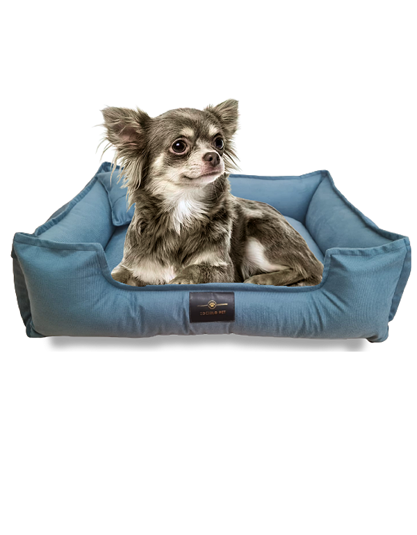 Cama Pet Cachorro & Gato- Suede- Veludo- P- Azul