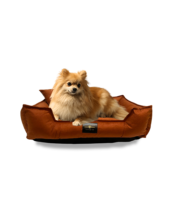 Cama Pet Cachorro & Gato- Suede- Veludo- M- Cobre