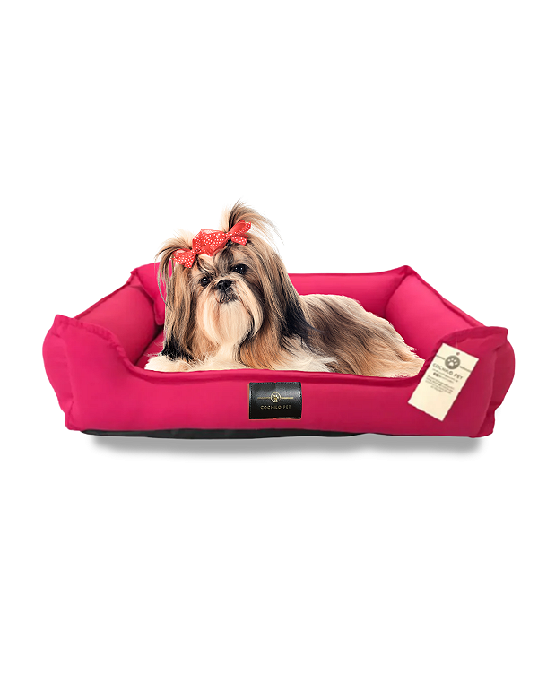 Cama Pet Cachorro & Gato - 100% Algodão- Brim- G- Pink