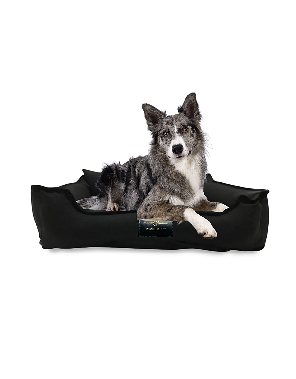 Cama Pet Cachorro & Gato- 100% Algodão- Brim- GG- Preto