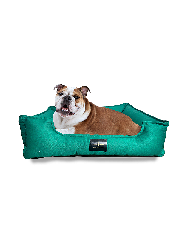 Cama Pet Cachorro & Gato- 100% Algodão- Brim- GG- Verde