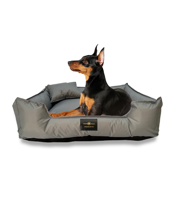 Cama Pet- P- Impermeável- Nylon- Cinza- Tradicional