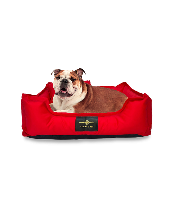 Cama Pet- GG- Impermeável- Nylon- Vermelho- Tradicional