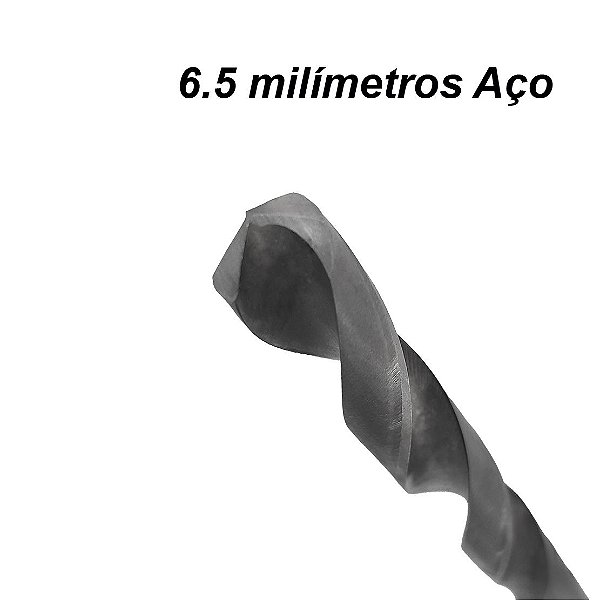 Broca Aço Rápido 6.5 milímetros