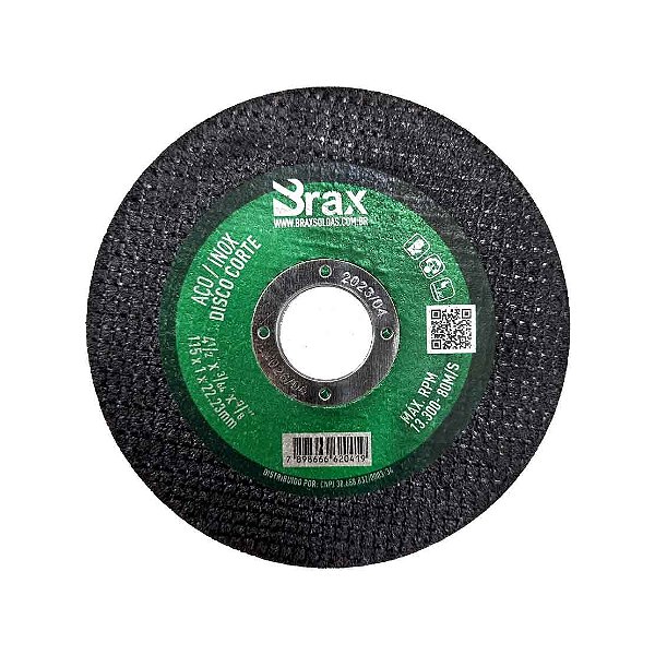 Disco de Corte Fino para Aço Inox Varias BRAX 10474