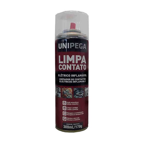 LIMPA CONTATO SPRAY 300ML170G UNIPEGA 11583