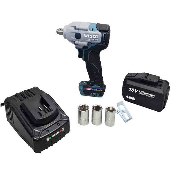Chave de Impacto 18v BRUSHLESS 1/2" WS2407 14177
