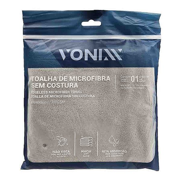 Toalha de Microfibra sem Costura 40x60cm 13921