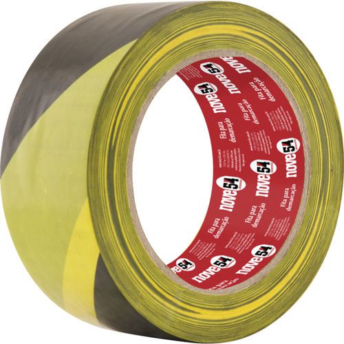 Fita Demarcação de Solo Zebrada 48mm x 30 metros PVC