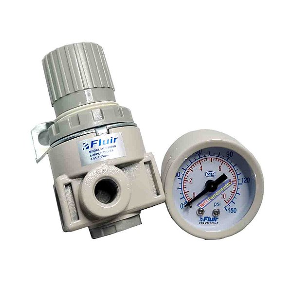 Regulador De Ar Pressão Para Compressor 1/4 Aer2000n​ * 10132