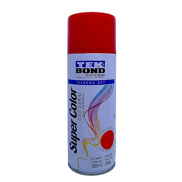 Tinta spray vermelho de uso geral 350 ml * 6123