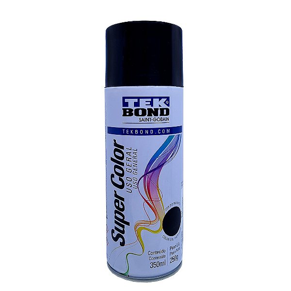 Tinta Spray Preto Fosco de Uso Geral 350 ml * 6119