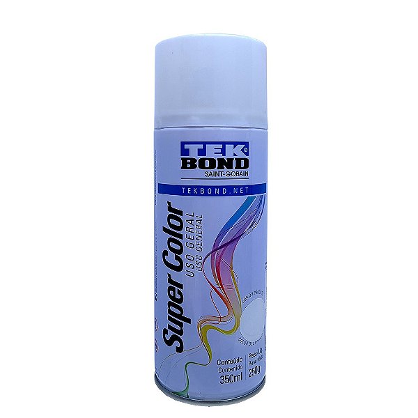 Tinta Spray Branco Esmalte Brilhante  de Uso Geral 350 ml * 6898