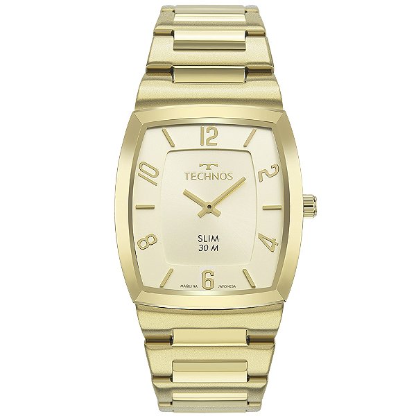 Relógio Technos Masculino Dourado Analógico 1L22WL1D
