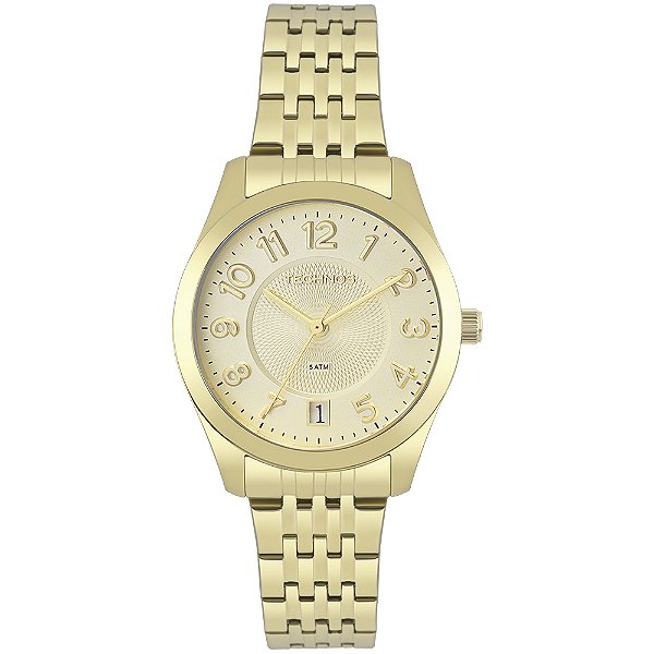 Relógio Technos Feminino Dourado Analógico 2115KNJS4X
