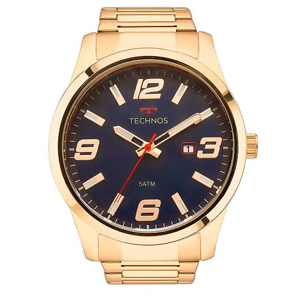 Relógio Technos Masculino Dourado Analógico 2115MPIS4A