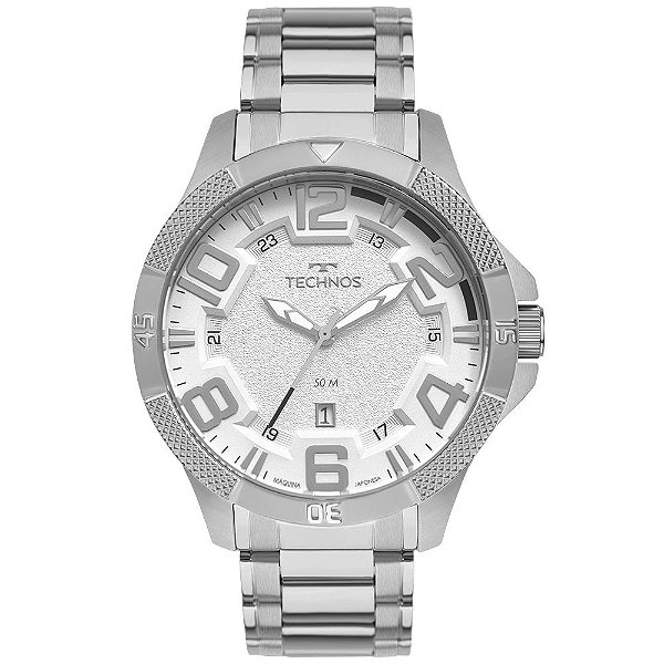 Relógio Technos Masculino Prata 2117LCE1B