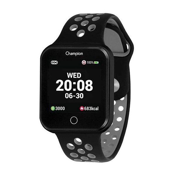 Relógio Champion Smart Watch Preto CH50006D