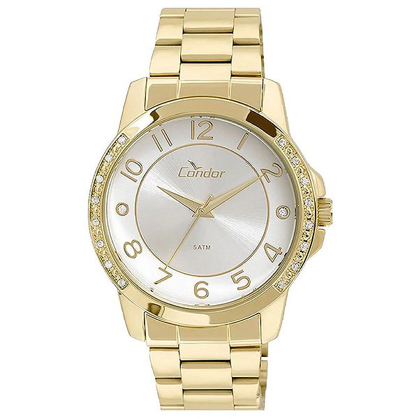 Relógio Condor Feminino Dourado CO2035KOM4K