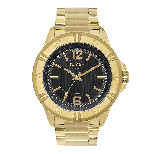 Relógio Condor Masculino Dourado CO2035MUE1P