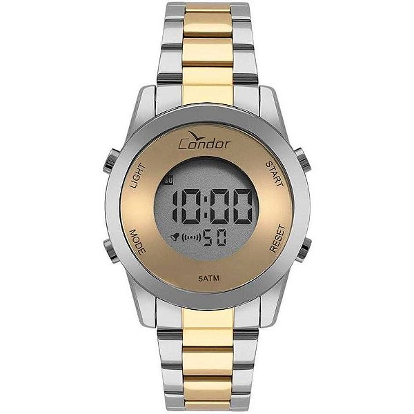 Relógio Condor Feminino Bicolor Prata Digital COBJ3279AC5D