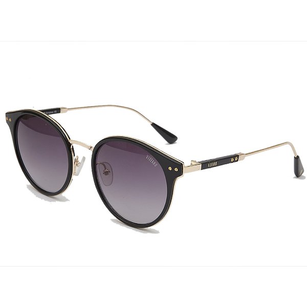 Óculos de Sol Solar Vizzano Diamond CC C100 Redondo Dourado