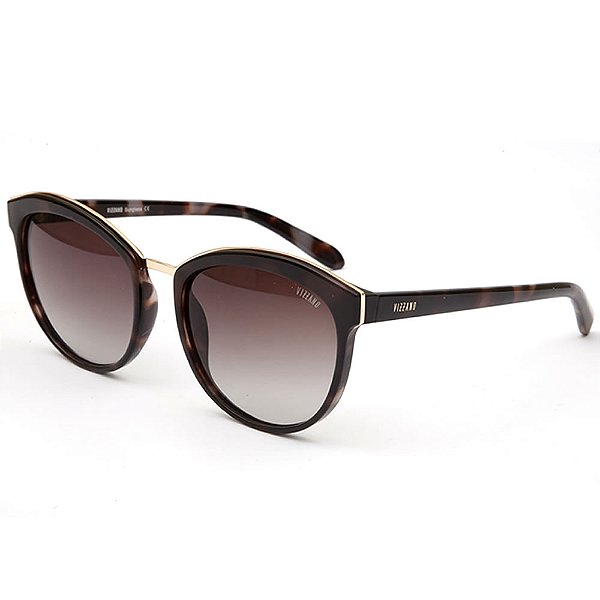 Óculos de Sol Solar Vizzano Diamond CE C200 Degradê Marrom