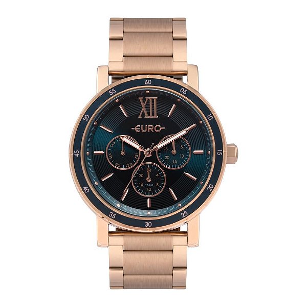 Relógio Euro Feminino Multiglow Rose Multifunção EU6P29AHH4A
