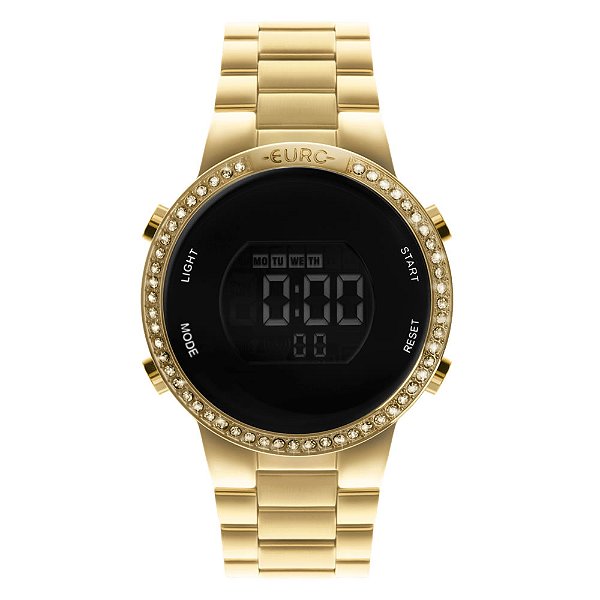 Relógio Euro Feminino Fashion Glam Dourado EUBJ3279AG4D