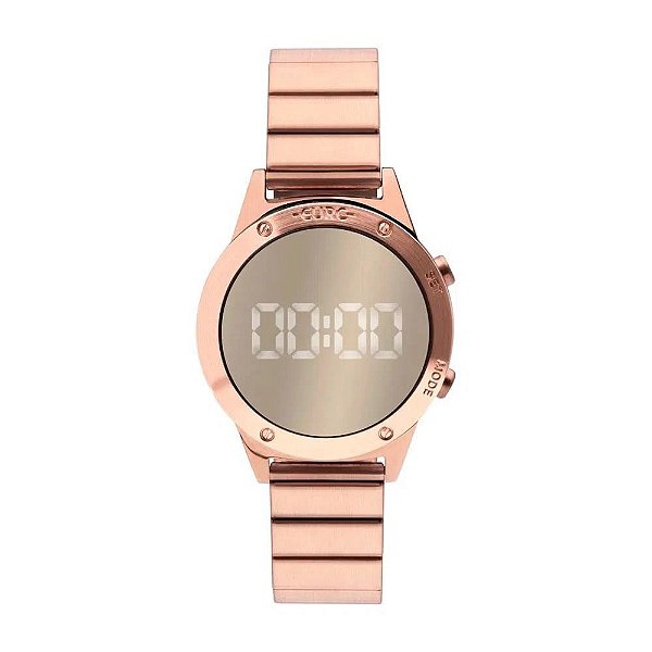 Relógio Euro Feminino Led Rose EUJHS31BACK4D