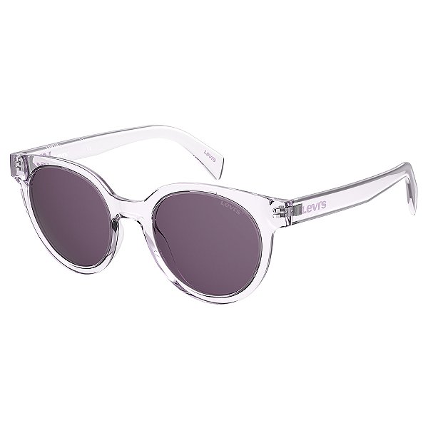 Óculos de Sol Solar Levis 1009/S Redondo Unissex Roxo